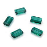 100pcs Adabele Austrian 14mm Faceted Rectangle Crystal Beads Emerald Green Compatible with Swarovski Crystals Preciosa 5055