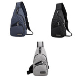 Ujeavette 3Pack Mens Sling Bag Chest Pack Travel Casual Message Pouch Backpack Daypack