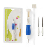 Punch Needle Embroidery Set With Adjustable Punch Needle Pen, Ergonomic Grip & Interchangeable Needles Ideal For Beginners & D