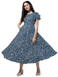Oomph! Women'S Western & Fusion Wear Midi Dresses For Women Beach Green - Md517,Green,Green,S
