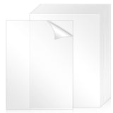 TKOnline 10 PCS Plexiglass Sheets 8.5 x 11 x 0.02 Clear PET Sheet Panels Clear Acrylic Plastic Sheet for Picture Frame Invitations Poster Frames Plastic Board-New