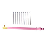 Enakshi Crochet Hooks Embroidery Kit Portable Knitting Pins For Starter Sewing Pink|Crafts | Needlecrafts & Yarn | Crocheting &