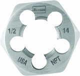 Irwin Industrial 1/214Npt Hex Pipe Die 17/16 7005