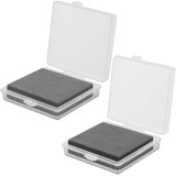 Kneaded Eraser for Artists, Soft Kneadable Eraser for Drawing, Moldable Rubber for Sketching, Art Erasers with Storage Case, 2 P