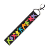 Isee 360 Dance Love Lanyard Bag Tag With Swivel Lobster For Gift Luggage Bags Backpack Laptop Bags Travelers Students Worker L X