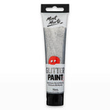 Mont Marte Glitter Paint 75Ml (Silver)
