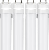 JESLED Dimmable T8 LED Type B Light Bulbs 4 Foot, 3120+Lumens, 5000K Daylight White, 24W (65W Equivalent), 4FT Fluorescent Tube