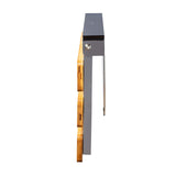 Pulse Showerspas 4004-Ssp Ergoseat, Ada Compliant Teak Shower Seat, Polished Stainless Steel