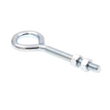 Prime-Line 9066839 Eye Bolts With Nuts, 3/8 In.-16 X 5 In., Zinc Plated Steel (20 Pack)