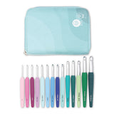 KnitPro Waves 2.0 Grade Multicolor Crochet Hooks Set - Hooks in Sizes 2mm to 12mm
