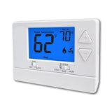 NonProgrammable Thermostat for House, Digital Energy-Saving Thermostat,Single-Stage Systems, 1 Heat/1 Cool, Easy DIY Install, Bl