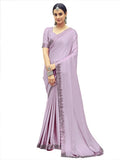 Satrani Womens Silk Saree (3431S283N_Lavender)