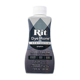 Rit DyeMore 7 Oz. Synthetic Liquid Fiber Dye for Clothing, D cor, and Crafts - Graphite (1 Pack)