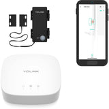YoLink LoRa Smart Outdoor Contact Sensor & Hub Starter Kit, Gate & Shed Door Sensor, Universal ContactClosure Sensor, Email/SMS
