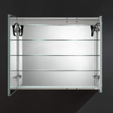 Fresca Spazio 36 Wide X 30 Tall Bathroom Medicine Cabinet W/Led Lighting & Defogger