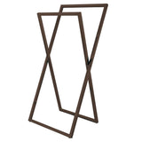 Kingston Brass SCC8295 Pedestal X Style Steel Construction Towel-Rack, Oil Rubbed Bronze, 36.44 x 16.94 x 0.94