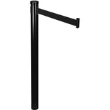 Tatco AdjustaTape Stanchion Post, Black