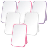 DoubleFill 6 Pcs Spa Party Mirror Spa Party Supplies Sleepover Accessory Favors Makeup Mirror for Sleepover Slumber Birthday Fav