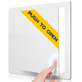 Access Panel for Drywall - 12 x 12 inch - Push to Open Latch - Wall Hole Cover - Access Door - Plumbing - Heavy Durable Plastic