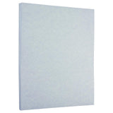 JAM PAPER Parchment 24lb Paper - 90 GSM - 8.5 x 11 - Blue Recycled - 500 Sheets/Ream