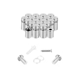 Standoff Screws for Acrylic 1/2 x 3/4 inch Stainless Steel Wall Sign Silver Standoff Mounting Hardware 20 Pack
