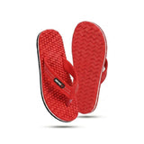 ORTHO JOY Slippers for Womens Care | Orthopaedic | Diabetics | Acupressure | Comfortable | MCR | Flip Flop Women and Girls Home for Everyday Use, red, 9 UK