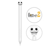 NIUTRENDZ Halloween Skull iPencil Case for Apple Pencil 2nd Generation Case Silicone Protective Cover Sleeve Skin Accessories (A