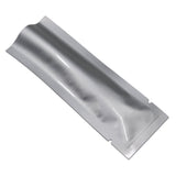 PABCK 100 Pcs 2.16x7.08 inch (Inside Size 1.76x6.68 inch) Small Mylar Bags Heat Sealable 3.34mil Pure Foil Bag for Powder Coffee