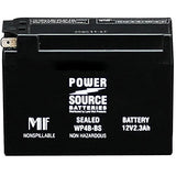 GT4B-5, YT4B-BS, YT4B-5, PTX4B-BS, UT4B-BS, GT4B5 Replacement Battery 50cca High Performance WP4B-BS Sealed AGM for Yamaha, Suzu