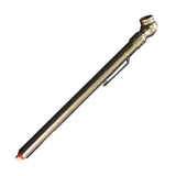 Milton S-925 Pencil Tire Pressure Gauge for Trucks, RVs & Bicycle Tires, Single Head Chuck with Built-in Deflator Valve, Durable