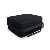 Flipo Battery Storage Case with Tester - Small Black Portable Battery Organizer Case With Foam Insert And Carrying Handle - Store And Protect 60+ AA AAA C D 9V Batteries