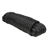 Extreme Max 3008.0043 Solid Braid MFP Utility Rope 5/8 x 50, Black