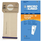 DVC MicroLined Paper Replacement Bags For Electrolux Style U Fits Discovery I, II, III 12 Bags