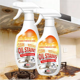 WUEOCU Kitchen Degreaser Spray, Kitchen Oil Stains Spray, Heavy Duty Degreaser For Kitchens, Oil Stain Remover, For Grills,Oven,