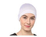 Nazneen WomenS Tube Hijab Bonnet Cap Under Scarf Pullover (White)