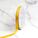 Creative Ideas Solid Satin Ribbon, 5/8Inch by 100 Yard, Light Gold, Solid