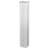 Mail Boss 7128, Cream White 27 Surface Mount Mailbox Post for Sidewalk and Street curbside Installation