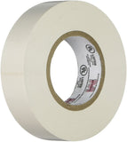 Morris 60020 White Vinyl Plastic Electrical Tape, 7 mil, PVC, 66 Length, 3/4 Width, 10-Pack
