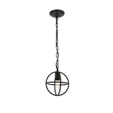 Living District Indoor Modern Home Decorative Bright Ceiling Octavia 1 Light Dark Brown Pendant