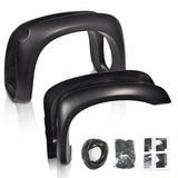 G-PLUS Smooth Fender Flares Compatible with Dodge Dakota Crew Cab Pickup 2005-2011 Wheel Cover Protector (Only Fit Crew Cab)