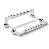 khtumeware 10-Pack 5-Inch(128mm) Polished Chrome Cabinet Pulls,Heavy-Duty Solid Handles for Kitchen Cabinets, Cupboards, Drawers