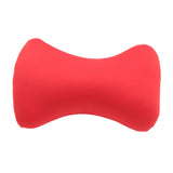 Myaddiction Microbead Back Cushion Neck Support Roll Pillow, 38X20Cm Red