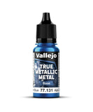 Vallejo - Sapphire Blue Base | True Metallic Metal TMM | Acrylic Colors for Painting Metal Effects on Fantasy, Historical, and W