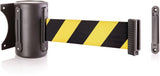 US Weight U2501CYB Wall Mount with Retractable Belt 13 Yellow/Black Chevron Pattern