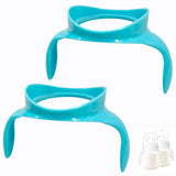 Compatible Bottle Handles for Philips Avent Anti-Colic AirFree Vent Baby Bottles, 2 Count (Blue)