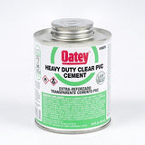 Oatey Heavy Duty Clear Cement For PVC 16 oz.