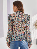Leriya Fashion Women'S Casual Top Shirts Print T-Shirts Basic Summer Women Tops (Multi-Blue_Large) (Small, Multi)
