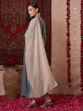 Anni Designer Women'S Rayon Viscose Solid Straight Kurta With Pant & Dupatta (Raja Saab Grey-Vks14_M_Grey_Medium),Grey,M,Rayon Blend,Classic,