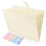 Skydue Expanding File Folder, Accordion File Organizer With 8 Pockets, Expandable Document Paper Receipt Holder For School Offic