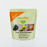 Real Food Blends Mini - Prunes, Pears & Pumpkin - Pureed Fruit Snack Blend for Tube Feeding with Fruits & Flaxseed Oil - 4 oz (P